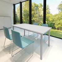 OPTIMA G meeting table | 1600 x 800 mm, pearl gray