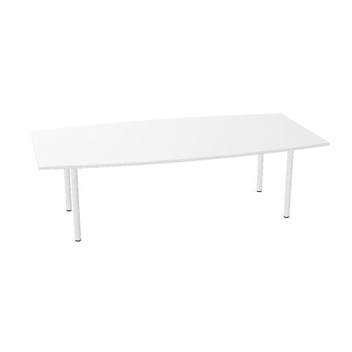 OPTIMA Konferenztisch | 2400 x 1200 mm (8 Sitzplätze), bootsform