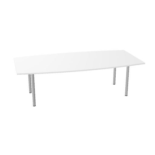OPTIMA Konferenztisch | 2400 x 1200 mm (8 Sitzplätze), bootsform
