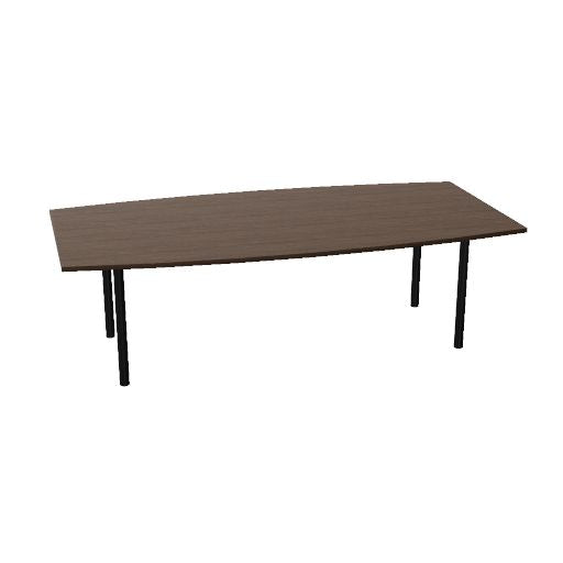 OPTIMA Konferenztisch | 2400 x 1200 mm (8 Sitzplätze), bootsform