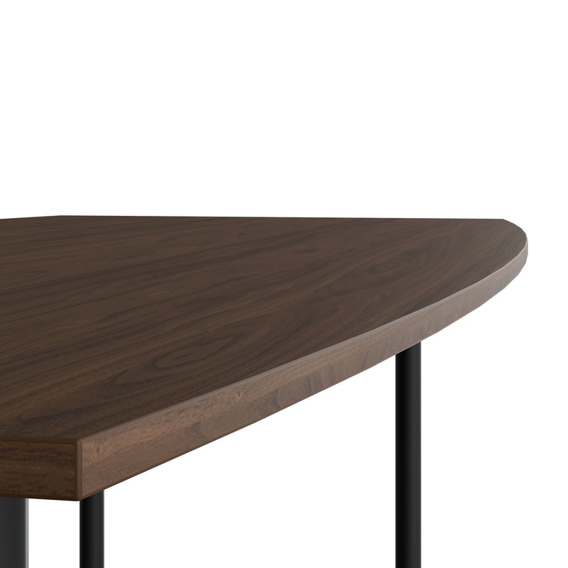 OPTIMA Konferenztisch | 2400 x 1200 mm (8 Sitzplätze), bootsform - 3 Main Image