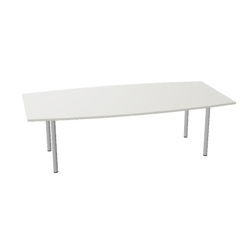 OPTIMA Konferenztisch | 2400 x 1200 mm (8 Sitzplätze), bootsform