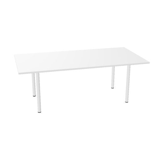OPTIMA Konferenztisch | 2400 x 1200 mm (8 Sitzplätze), bootsform