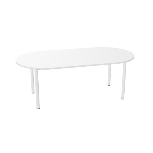 OPTIMA Konferenztisch | 2400 x 1200 mm (8 Sitzplätze), bootsform