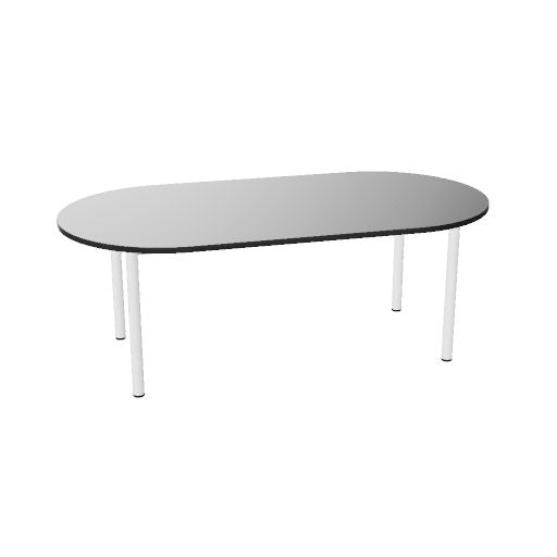 OPTIMA Konferenztisch | 2400 x 1200 mm (8 Sitzplätze), bootsform