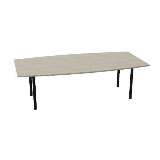 OPTIMA Konferenztisch | 2400 x 1200 mm (8 Sitzplätze), bootsform
