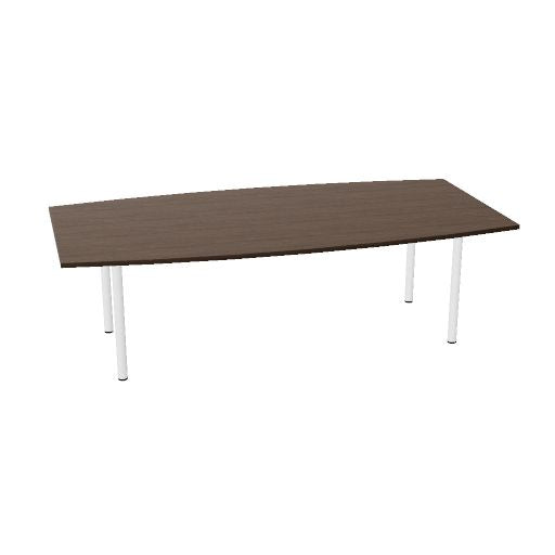 OPTIMA Konferenztisch | 2400 x 1200 mm (8 Sitzplätze), bootsform