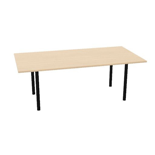 OPTIMA Konferenztisch | 2400 x 1200 mm (8 Sitzplätze), bootsform