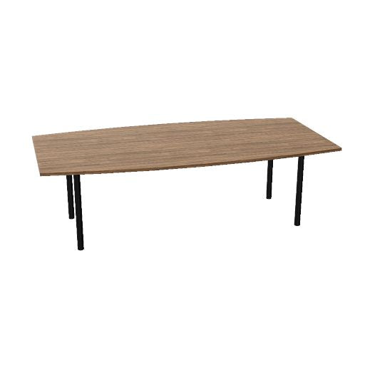 OPTIMA Konferenztisch | 2400 x 1200 mm (8 Sitzplätze), bootsform