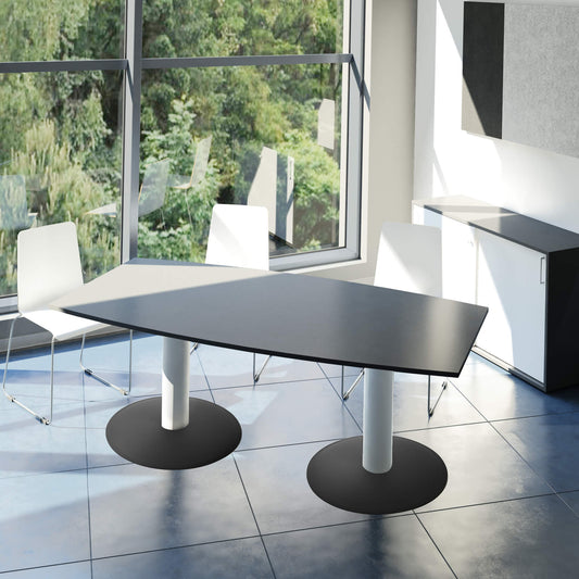 OPTIMA Tabella della conferenza | Forma di avvio, 1800 x 1000 mm (6-8 persone), antracite