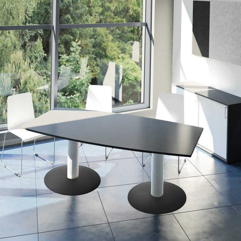 OPTIMA Tableau de conférence | Forme de démarrage, 1800 x 1000 mm (6 - 8 personnes), anthracite