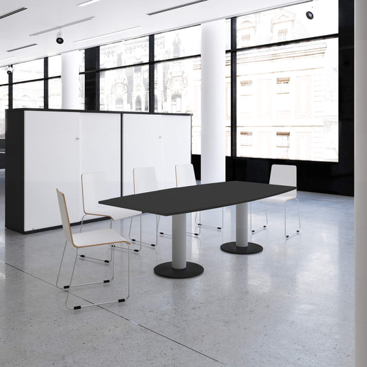 OPTIMA Tabella della conferenza | Forma di avvio, 2000 x 1000 mm (6-8 persone), antracite