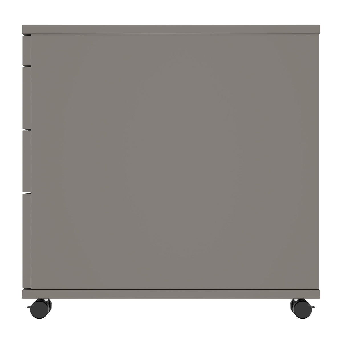 OPTIMA PRO Rollcontainer | 3 Metallschubladen + 1 Kleinteilefach, Soft Close, Cubanitgrau - 6 Lightbox Main Image