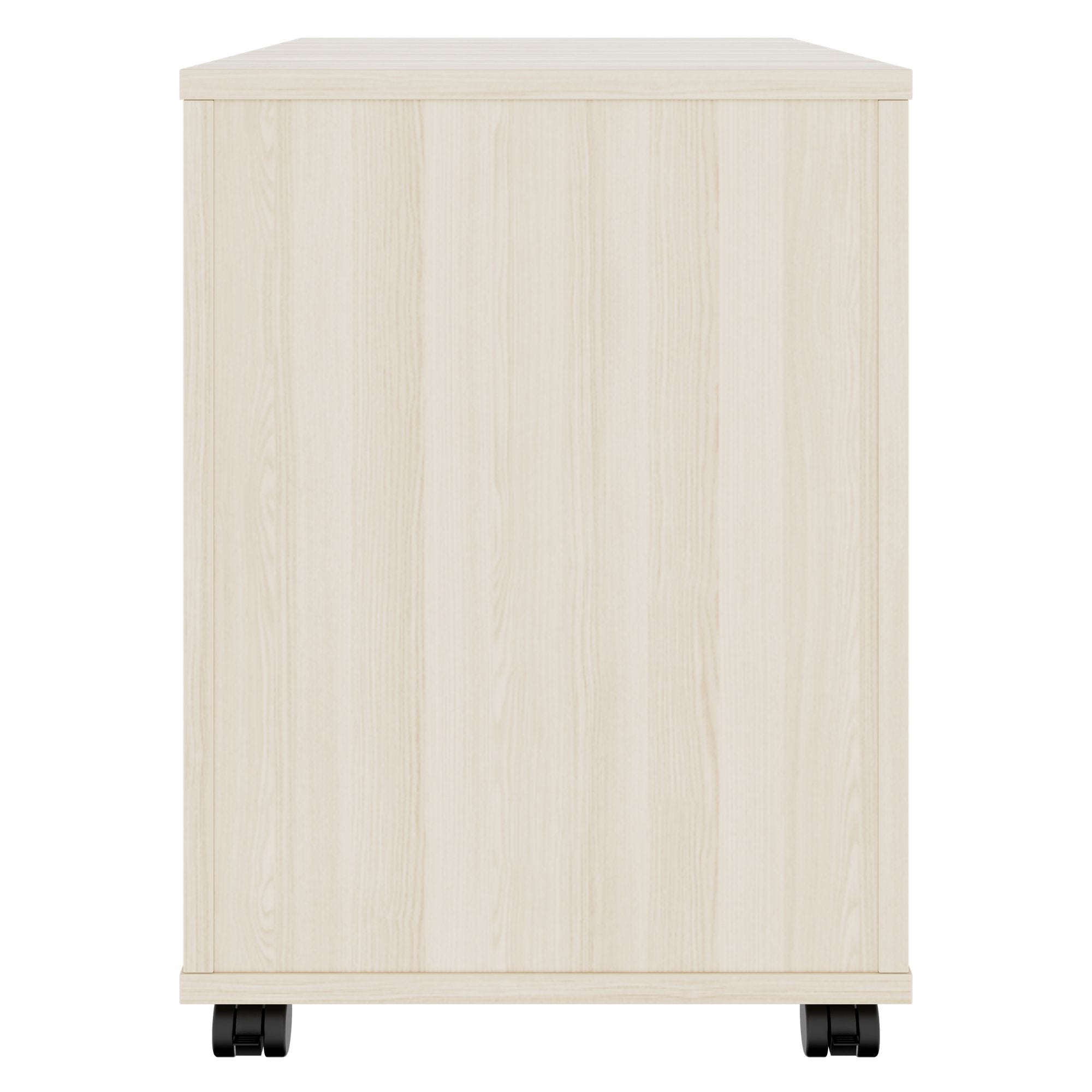 OPTIMA PRO Conteneur en rouleau | 3 tiroirs métalliques + 1 petites pièces, ferme douce, cendres de sable