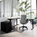OPTIMA PRO Rollcontainer | 3 Metallschubladen + 1 Kleinteilefach, Soft Close, Schwarz - 2 Thumbnail Image