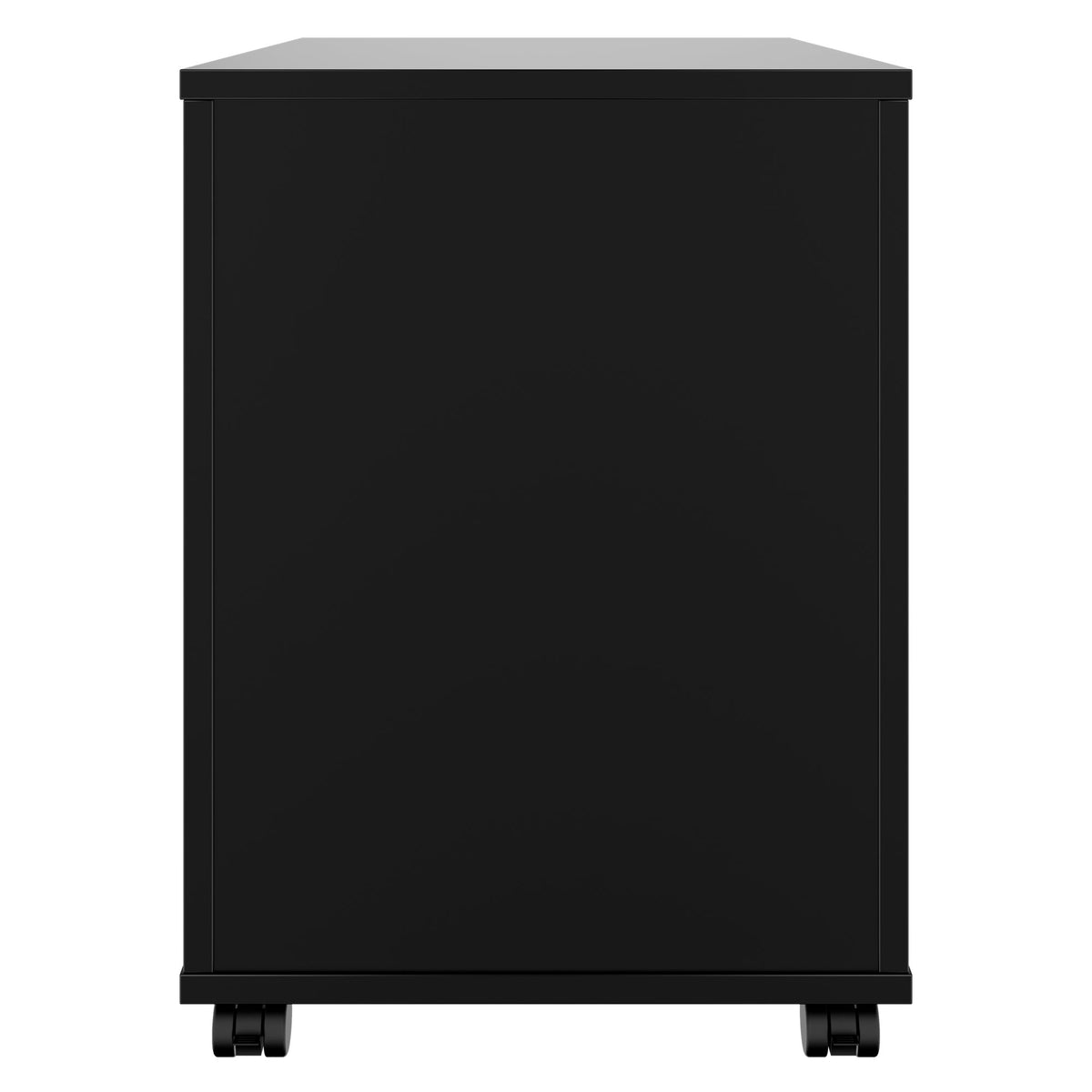 OPTIMA PRO Rollcontainer | 3 Metallschubladen + 1 Kleinteilefach, Soft Close, Schwarz - 7 Lightbox Main Image