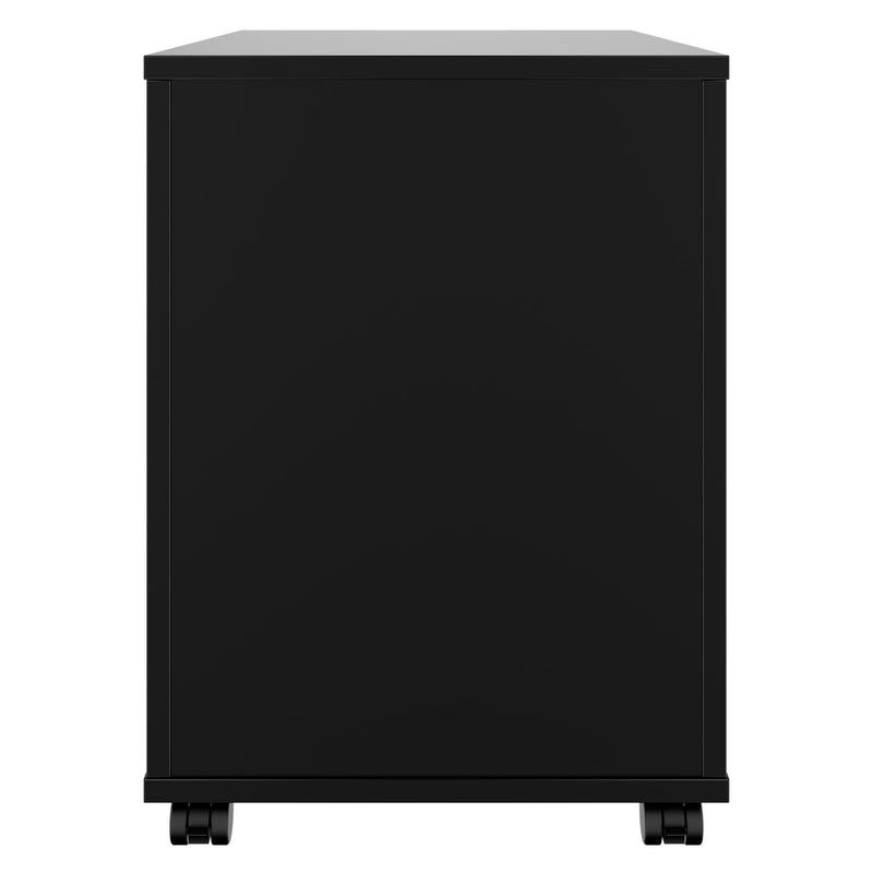 OPTIMA PRO Rollcontainer | 3 Metallschubladen + 1 Kleinteilefach, Soft Close, Schwarz - 7 Main Image