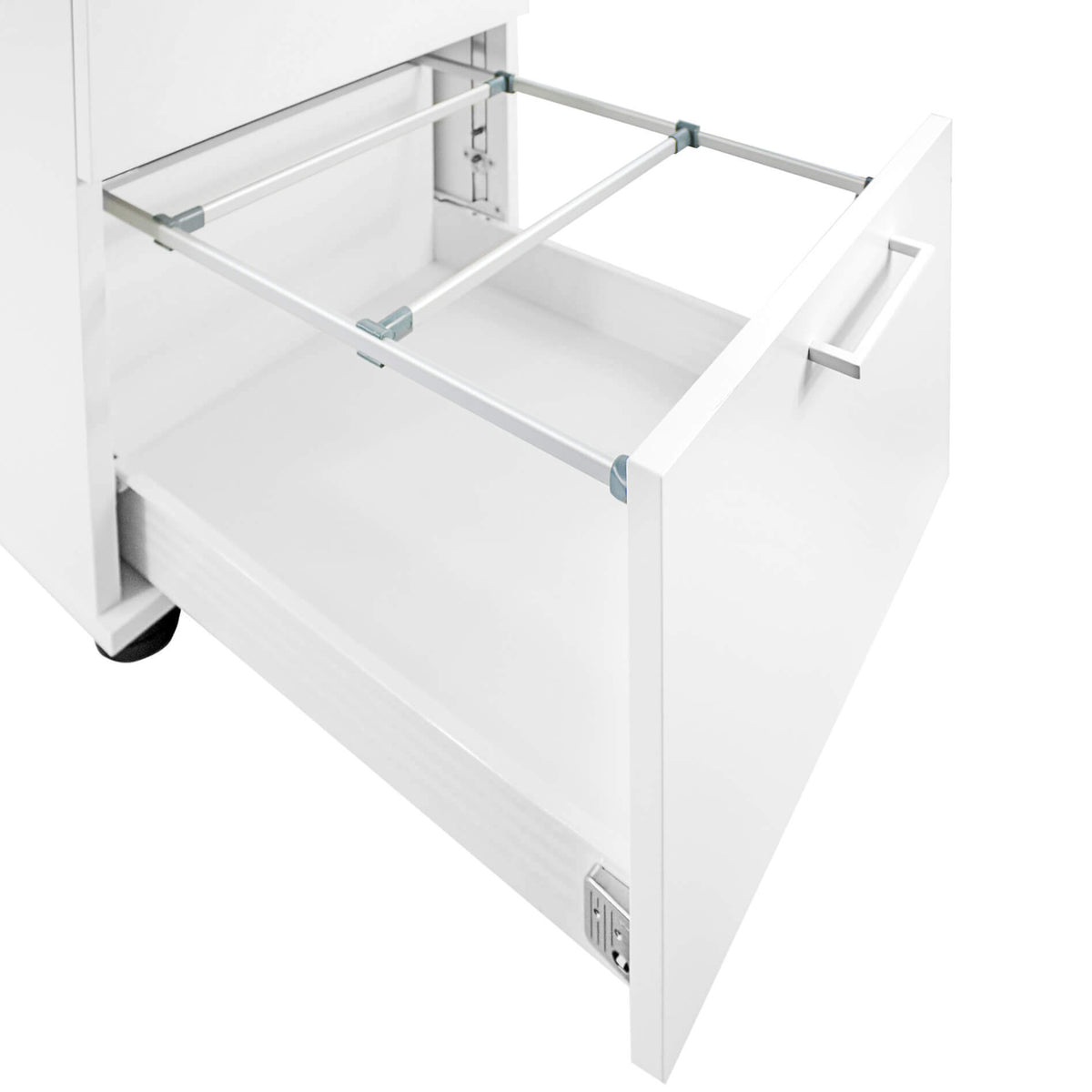 OPTIMA Rollcontainer | Hängeregister, 600 mm tief, Weiß - 2 Lightbox Main Image