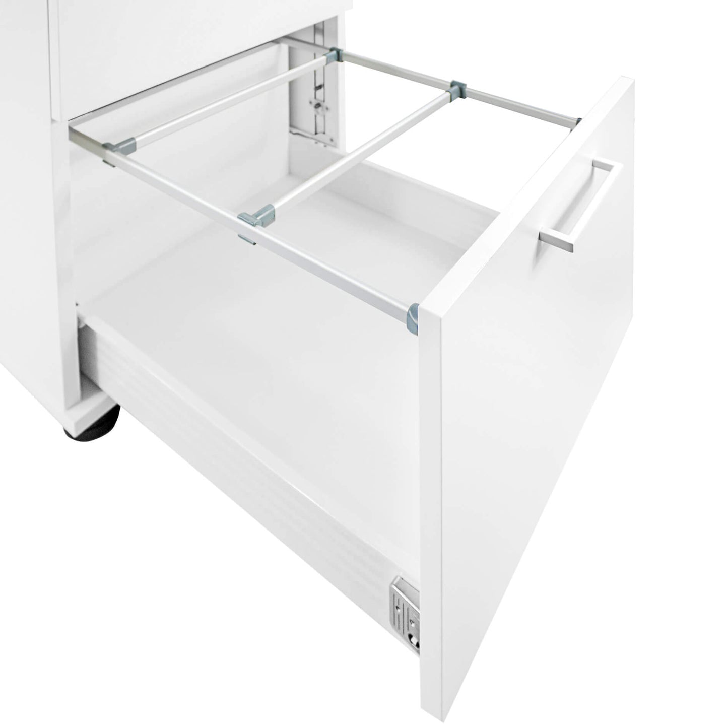OPTIMA Roll container | Top register, 600 mm deep, white