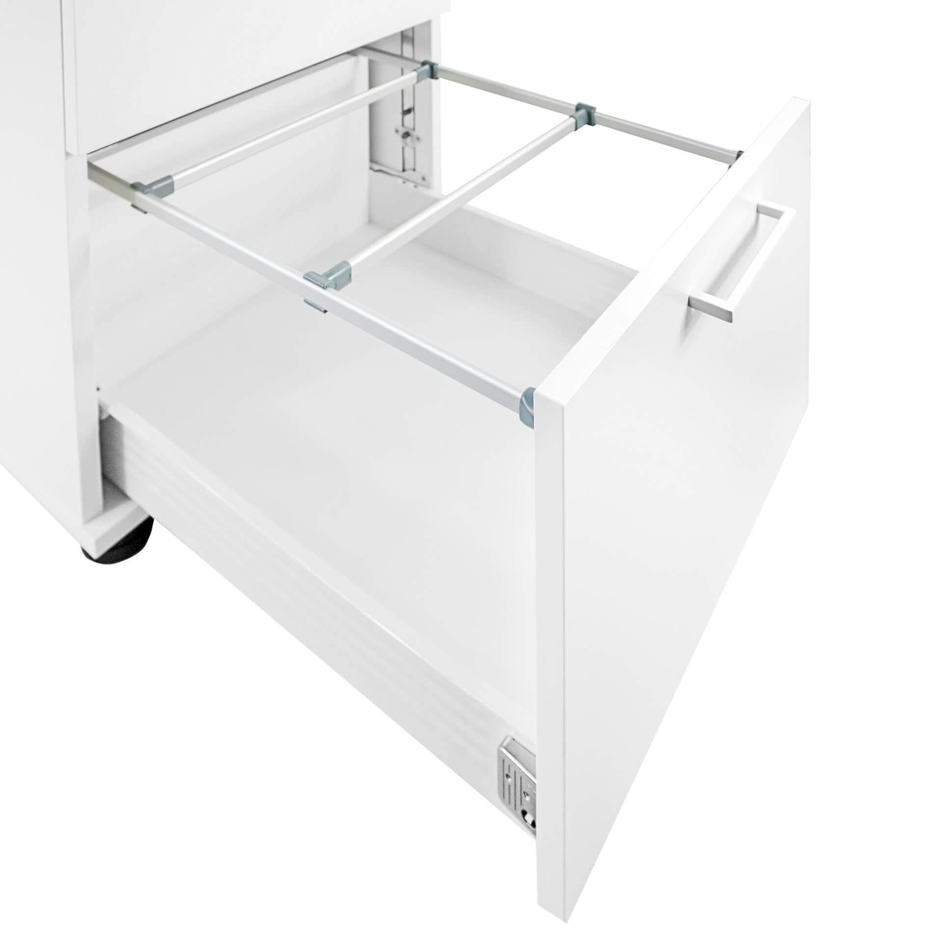 OPTIMA Roll container | Top register, 600 mm deep, white