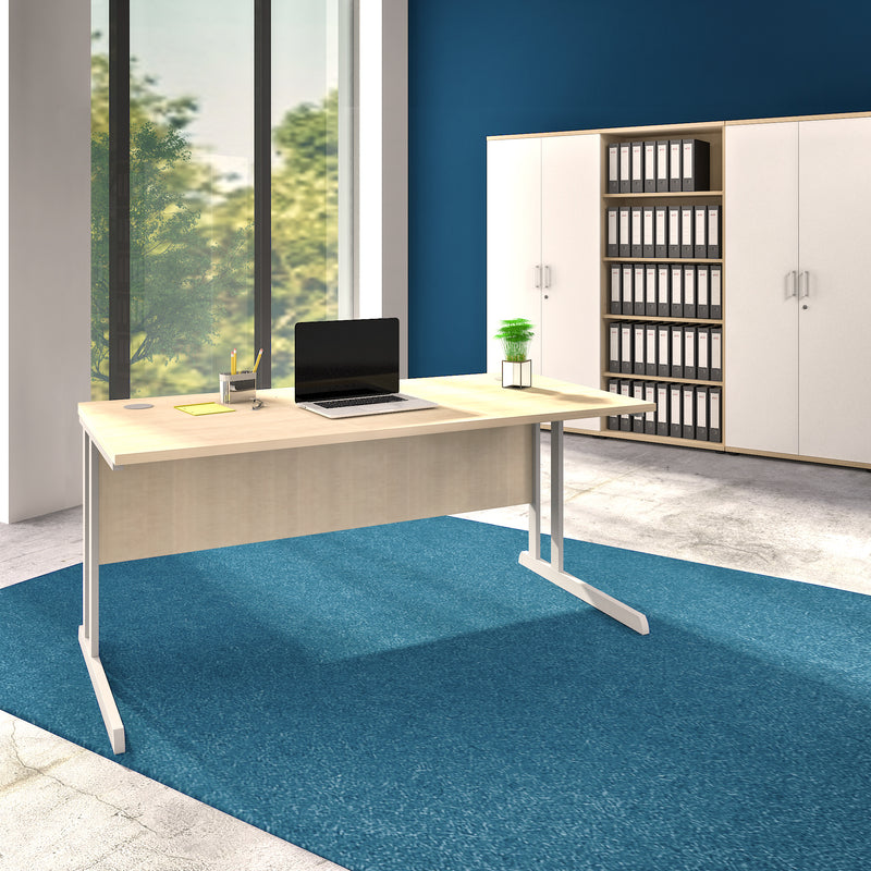 OPTIMA Bureau C | 1600 x 800 mm, érable  - 1 Main Image