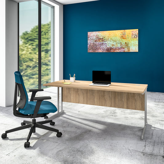 OPTIMA C desk | 1800 x 800 mm, amber oak