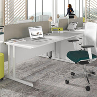 Desk Optima C | 1800 x 800 mm, quercia ambra