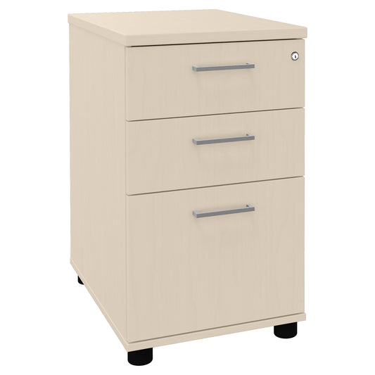 OPTIMA standing container | 600 mm deep, maple