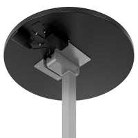 OPTIMA Up meeting table | Ø 800 mm, round, electrically height adjustable, anthracite