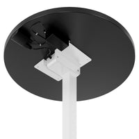 OPTIMA Up meeting table | Ø 800 mm, round, electrically height adjustable, anthracite