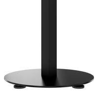 OPTIMA Table de la réunion vers le haut | Ø 800 mm, rond, réglable à hauteur électrique, blanc