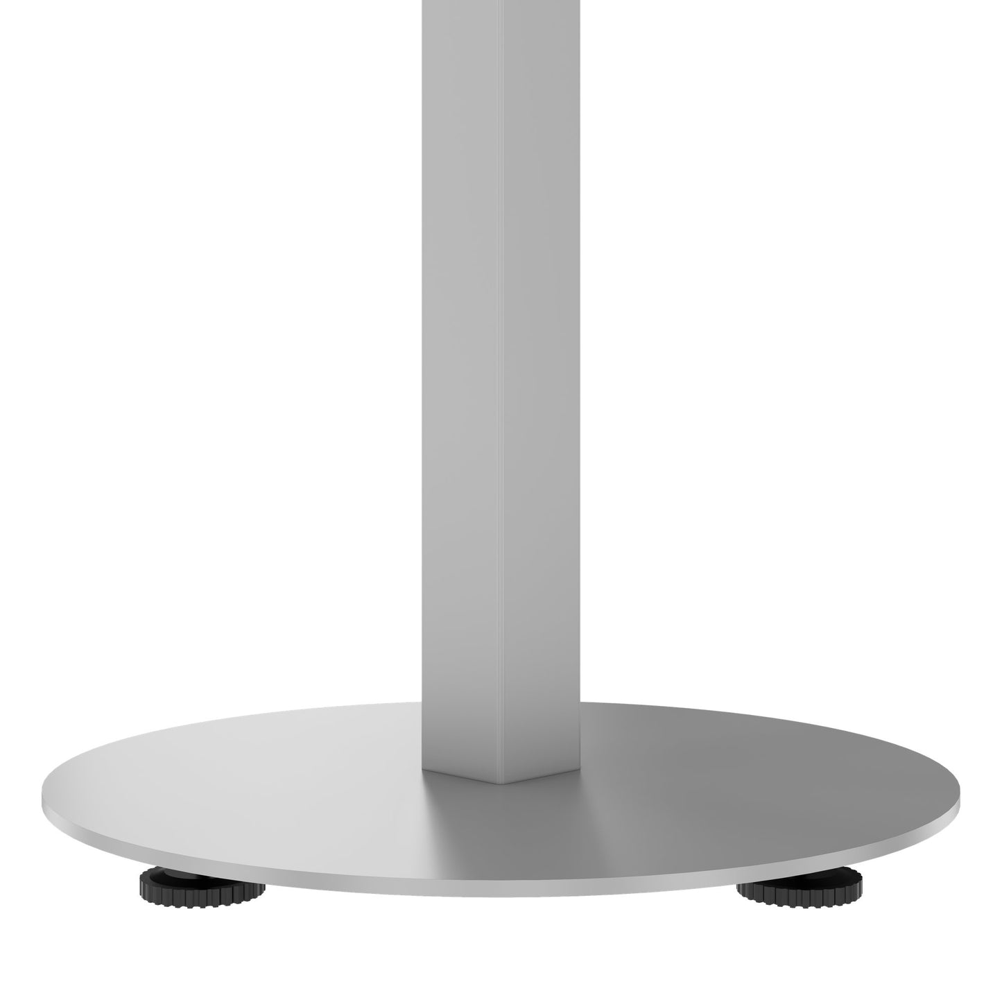 OPTIMA Table de la réunion vers le haut | Ø 800 mm, rond, réglable à hauteur électrique, blanc