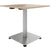 OPTIMA Up meeting table | 800 x 800 mm, electrically height adjustable, amber oak