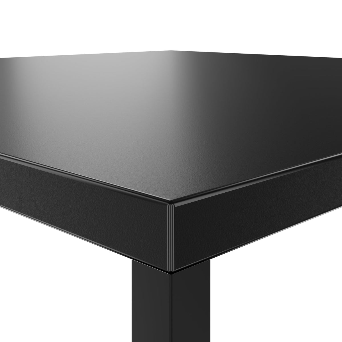 OPTIMA UP Besprechungstisch | 800 x 800 mm, elektrisch höhenverstellbar, Schwarz - 4 Lightbox Main Image