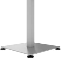 OPTIMA Up meeting table | 800 x 800 mm, electrically height adjustable, black