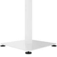 OPTIMA Up meeting table | 800 x 800 mm, electrically height adjustable, black