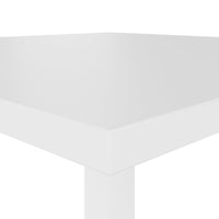 OPTIMA Up meeting table | 800 x 800 mm, electrically height adjustable, white