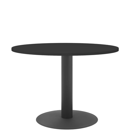 Table de réunion OPTIMA | Cadre rond, anthracite, Ø 1000 mm, anthracite