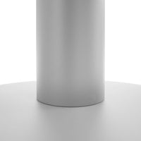 OPTIMA Tabella delle riunioni | Round, cornice argento, Ø 1000 mm, antracite