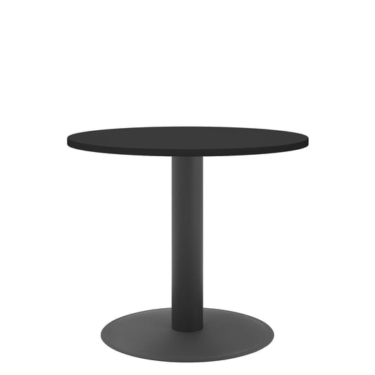 Table de réunion OPTIMA | Cadre rond, anthracite, Ø 800 mm, anthracite