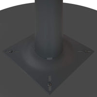 OPTIMA meeting table | Round, anthracite frame, Ø 800 mm, anthracite