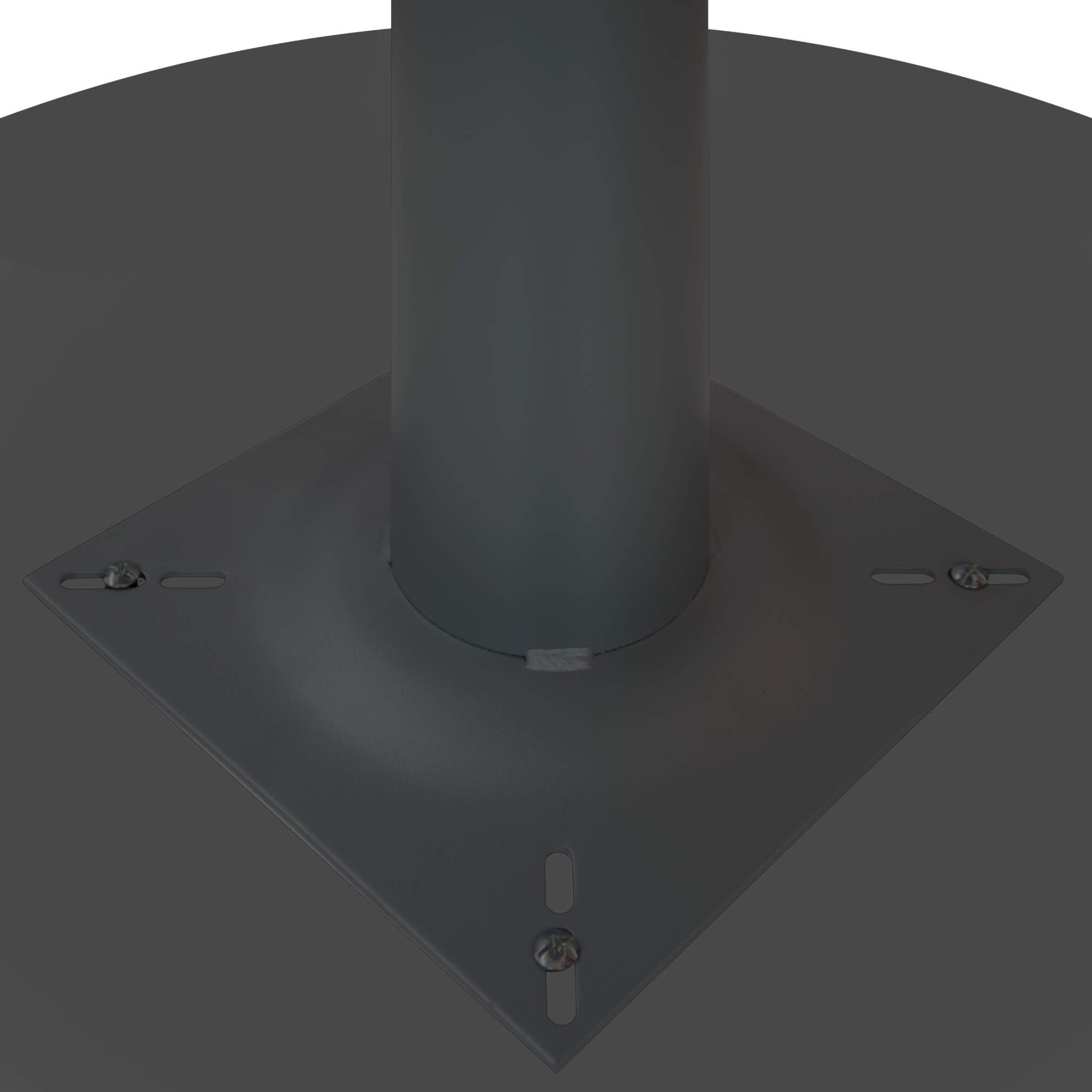 OPTIMA meeting table | Round, anthracite frame, Ø 800 mm, anthracite