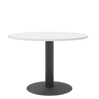 OPTIMA Tabella delle riunioni | Round, cornice antracite, Ø 1000 mm, bianco
