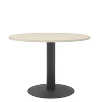 OPTIMA Tabella delle riunioni | Round, frame antracite, Ø 1000 mm, acero
