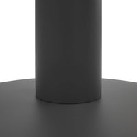 OPTIMA Meeting table | Round, frame anthracite, Ø 1200 mm, white