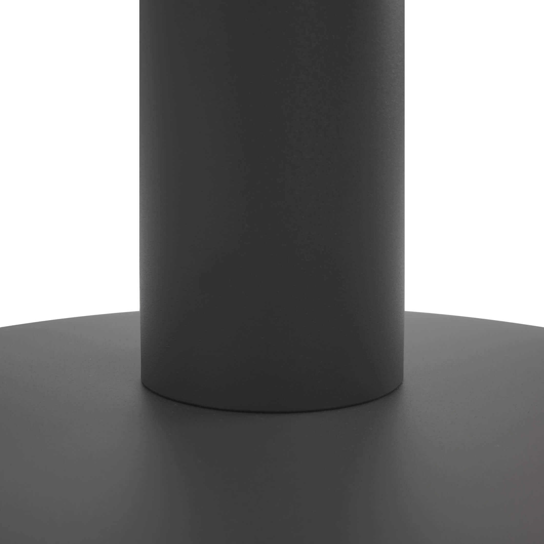 OPTIMA Meeting table | Round, frame anthracite, Ø 1200 mm, white