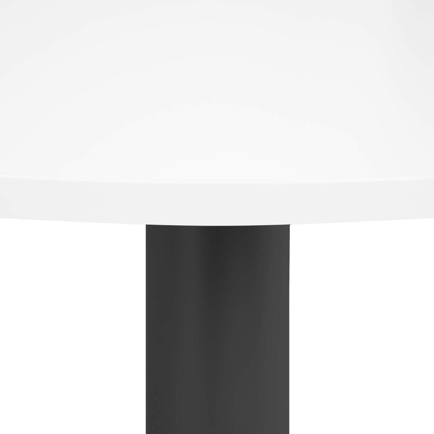 OPTIMA Meeting table | Round, frame anthracite, Ø 1200 mm, white