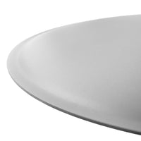 OPTIMA meeting table | Round, silver frame, Ø 1000 mm, white