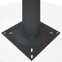 OPTIMA Tabella delle riunioni | Round, cornice antracite, Ø 1000 mm, bianco