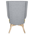 TWIST&SIT Wingback armchair | Solid wood frame, wool upholstery VELITO  - 11 Thumbnail Image
